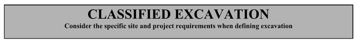 Classified Excavation-1