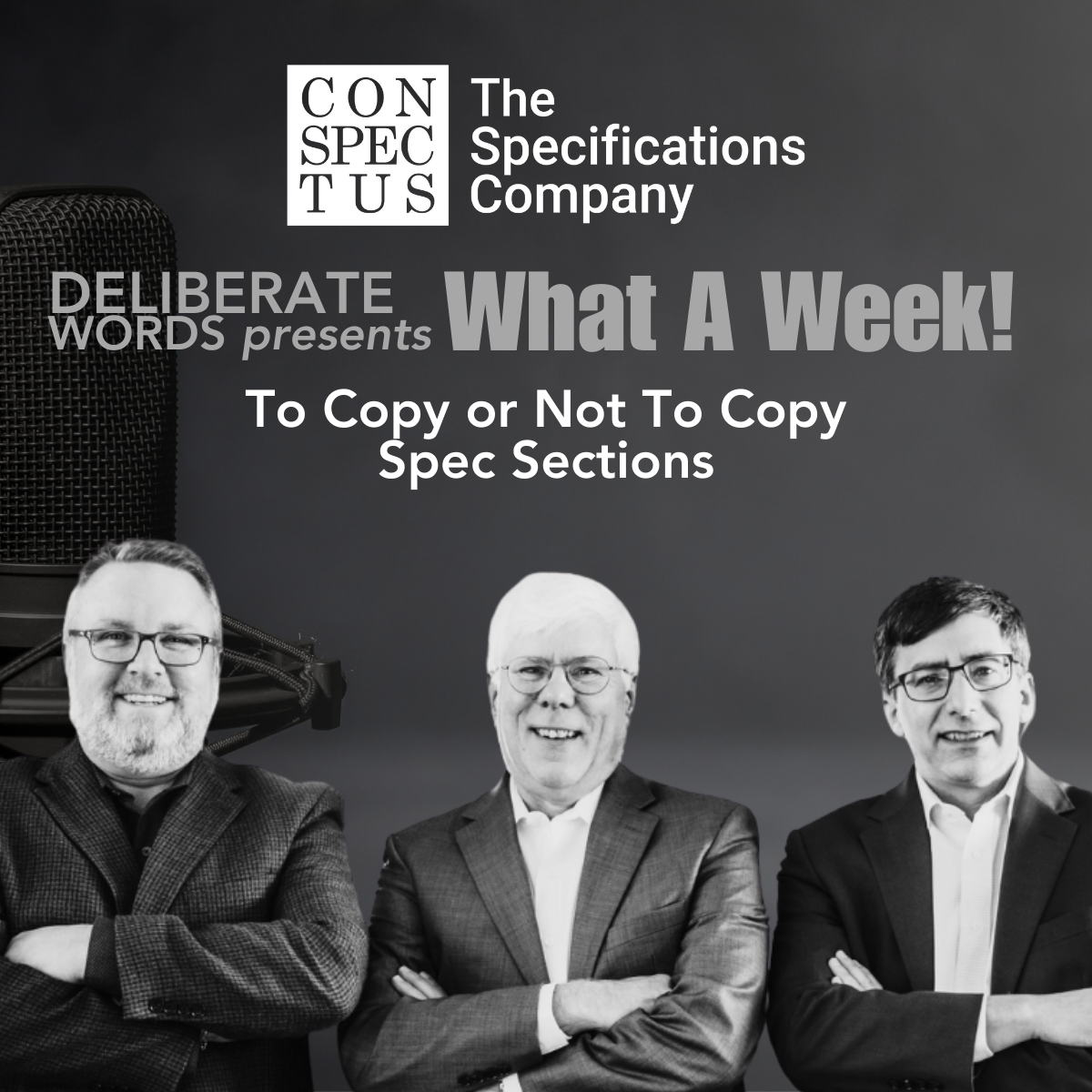 What A Week! | To Copy or Not To Copy Spec Sections